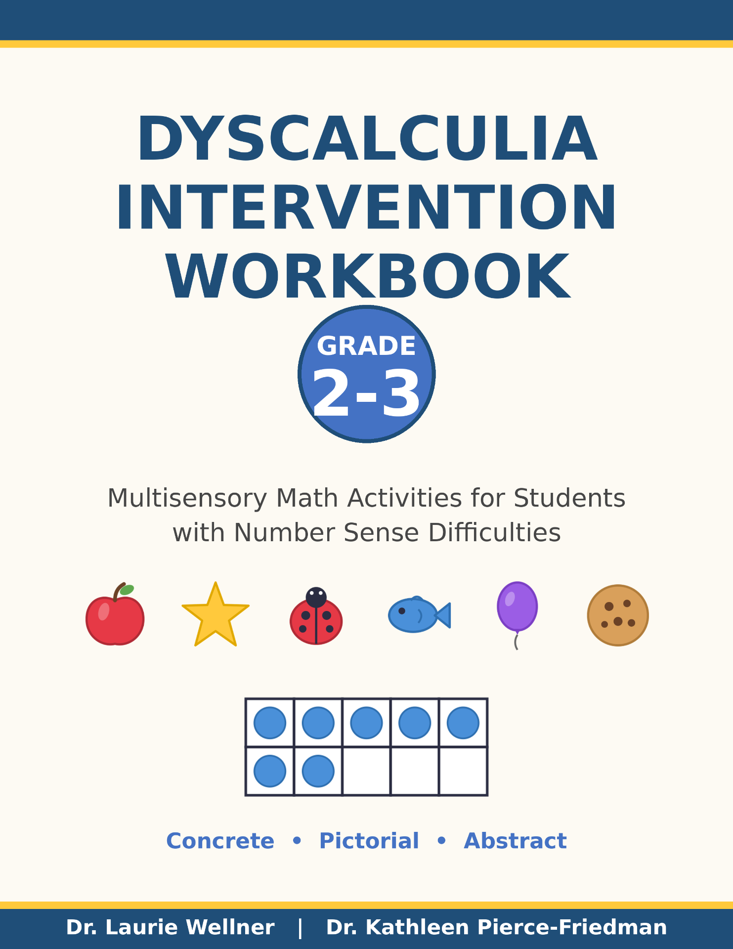 Dyscalculia Intervention Workbook - Grade 2-3 cover