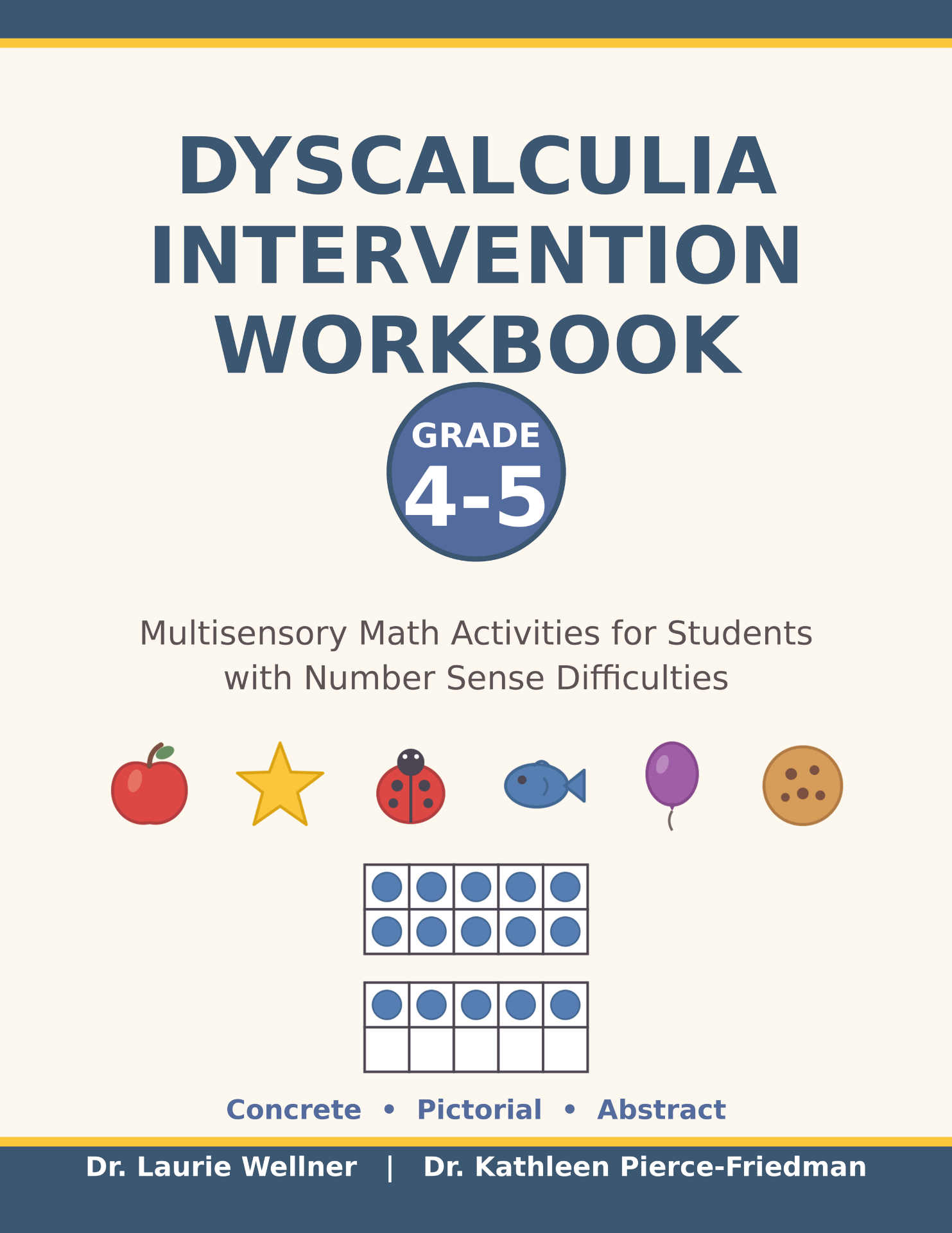 Dyscalculia Intervention Workbook - Grade 4-5 cover